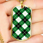 Argyle Diagonal Diamond Clan Military Tag Bangle - kittentee