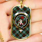 Brodie Clan Tartan Military Tag Bangle