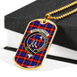 Anstruther Clan Tartan Military Tag Bangle - kittentee