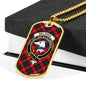 Belshes Clan Tartan Military Tag Bangle - kittentee