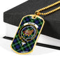 Baillie Modern Clan Tartan Military Tag Bangle - kittentee