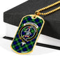 Bannerman Clan Tartan Military Tag Bangle - kittentee