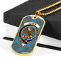 Agnew Ancient Clan Tartan Military Tag Bangle - kittentee