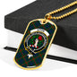 Aiton Clan Tartan Military Tag Bangle - kittentee