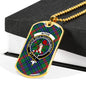 Aiton Ancient Clan Tartan Military Tag Bangle - kittentee