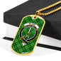 Blane Clan Tartan Military Tag Bangle