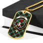 Brodie Clan Tartan Military Tag Bangle
