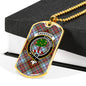 Anderson Ancient Clan Tartan Military Tag Bangle - kittentee