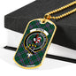 Byres Clan Tartan Military Tag Bangle