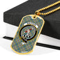 Balfour Clan Tartan Military Tag Bangle - kittentee