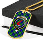 Armstrong Clan Tartan Military Tag Bangle - kittentee