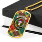 Buchanan Old Sett Clan Tartan Military Tag Bangle