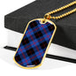 Angus Modern Clan Military Tag Bangle - kittentee