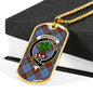 Anderson Modern Clan Tartan Military Tag Bangle - kittentee