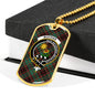 Buchan Ancient Clan Tartan Military Tag Bangle