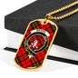 Brodie Modern Clan Tartan Military Tag Bangle