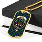 Blair Clan Tartan Military Tag Bangle - kittentee