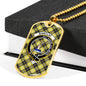 Barclay Clan Tartan Military Tag Bangle - kittentee