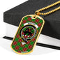 Baxter Clan Tartan Military Tag Bangle - kittentee