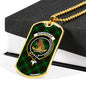 Beveridge Clan Tartan Military Tag Bangle - kittentee