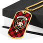 Aikenhead Clan Tartan Military Tag Bangle - kittentee