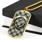 Bell Clan Tartan Military Tag Bangle - kittentee