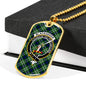 Blackadder Clan Tartan Military Tag Bangle - kittentee