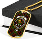 Buchan Modern Clan Tartan Military Tag Bangle