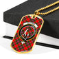 Butter Clan Tartan Military Tag Bangle