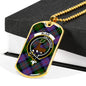 Blair Modern Clan Tartan Military Tag Bangle - kittentee