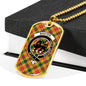 Baxter Modern Clan Tartan Military Tag Bangle - kittentee