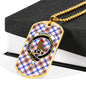Boswell Modern Clan Tartan Military Tag Bangle