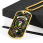 Buchanan Hunting Clan Tartan Military Tag Bangle