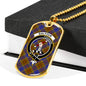Balfour Modern Clan Tartan Military Tag Bangle - kittentee