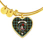 Brodie Scottish Clan Tartan Bangle Heart