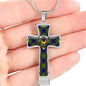 Arnott Scottish Clan Tartan Cross Necklace - kittentee