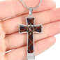 Ainslie Ancient Scottish Clan Tartan Cross Necklace - kittentee