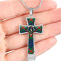 Aiton Ancient Scottish Clan Tartan Cross Necklace - kittentee