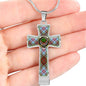 Anderson Ancient Scottish Clan Tartan Cross Necklace - kittentee