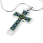 Anderson Scottish Clan Tartan Cross Necklace - kittentee