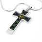 Arnott Scottish Clan Tartan Cross Necklace - kittentee