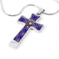 Allardice Scottish Clan Tartan Cross Necklace - kittentee