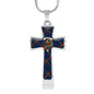 Agnew Scottish Clan Tartan Cross Necklace - kittentee