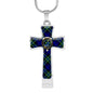 Arbuthnot Scottish Clan Tartan Cross Necklace - kittentee