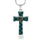 Armstrong Scottish Clan Tartan Cross Necklace - kittentee
