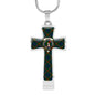 Aiton Scottish Clan Tartan Cross Necklace - kittentee