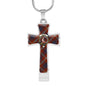 Ainslie Ancient Scottish Clan Tartan Cross Necklace - kittentee
