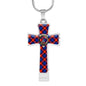 Anstruther Scottish Clan Tartan Cross Necklace - kittentee