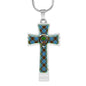 Anderson Scottish Clan Tartan Cross Necklace - kittentee