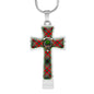 Anderson Of Arbrake Scottish Clan Tartan Cross Necklace - kittentee